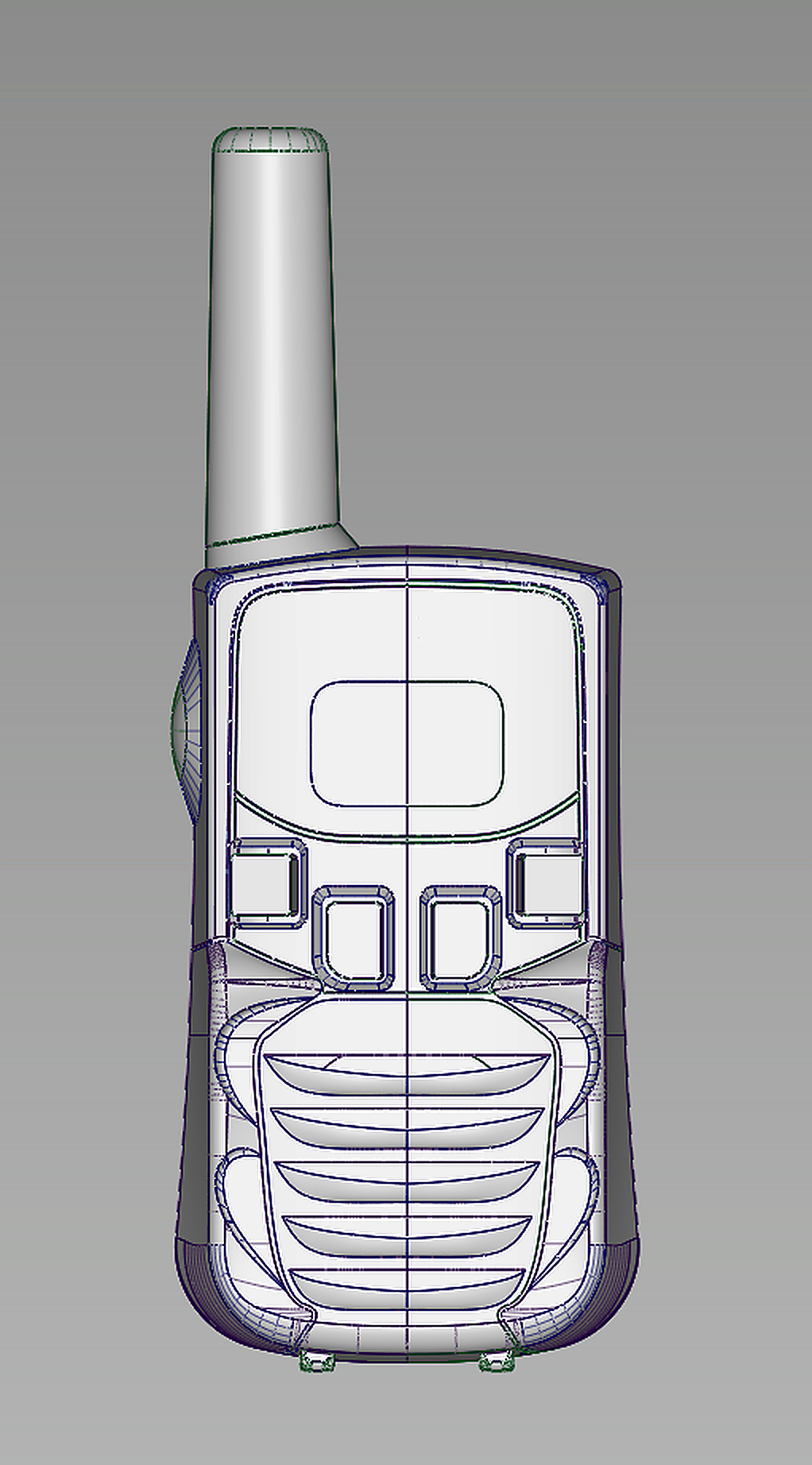 Walkie front CAD